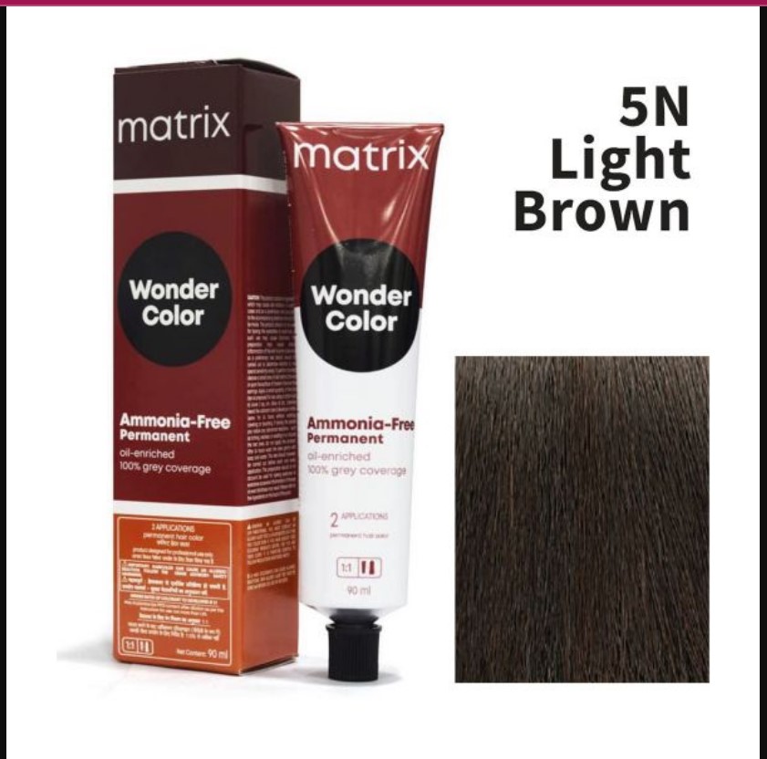 Matrix wonder colour Amonia free 5N 5.0 light brown (90ml)