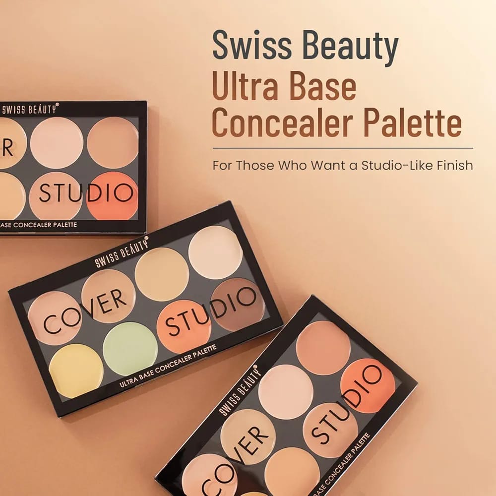 Swiss Beauty Cover Studio Ultra Base Concealer Palette (SB-1402-02)