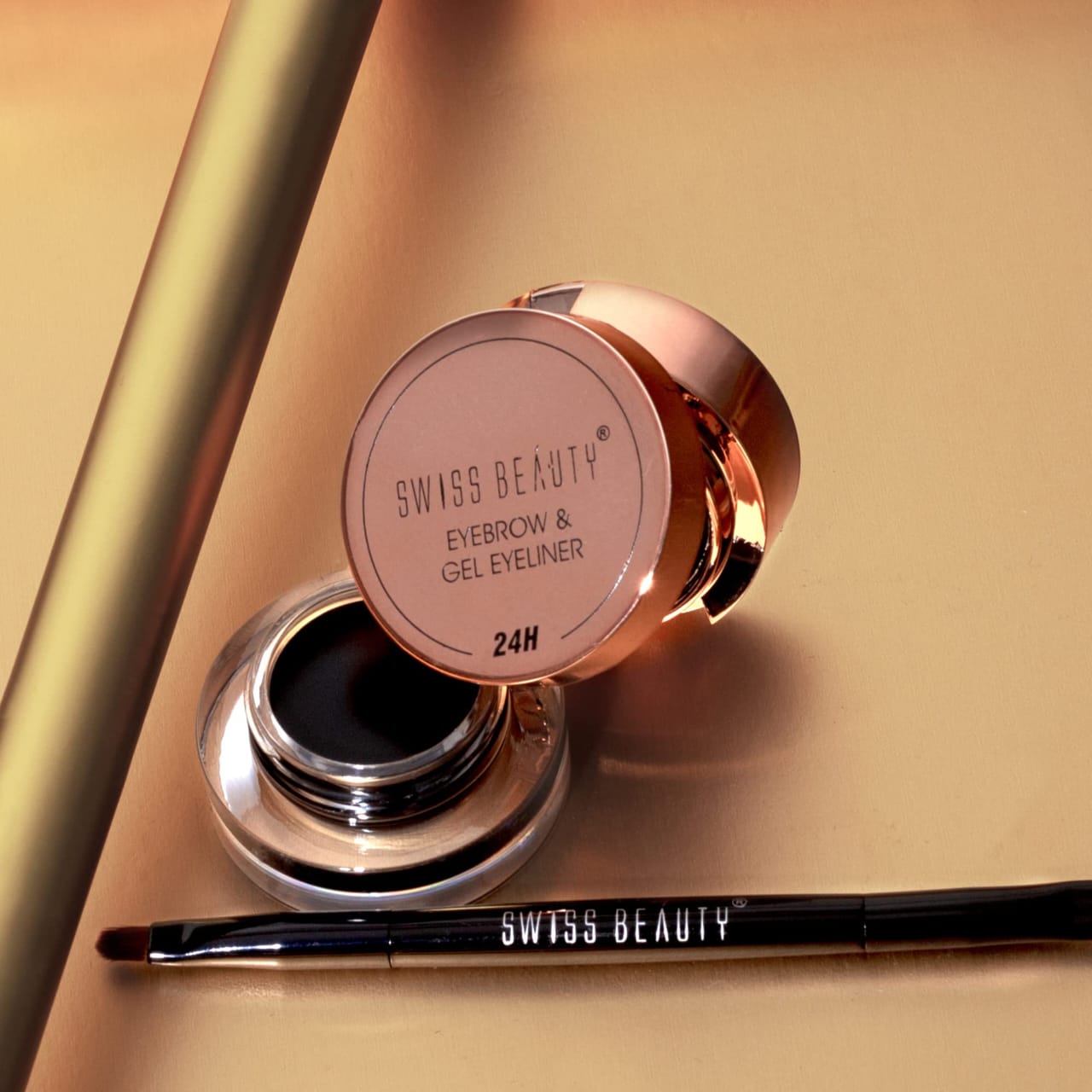 Swiss Beauty Eyebrow & Gel Eyeliner Brown 2in1 (SB-925-02)