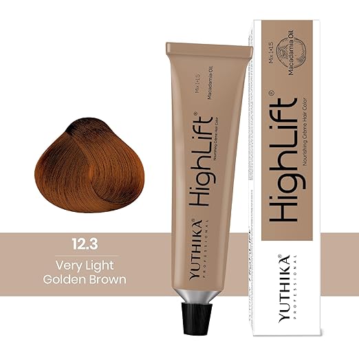 Yuthika Nourishing cream Hair Colour Very Light Golden Brown 12.3 (50g)