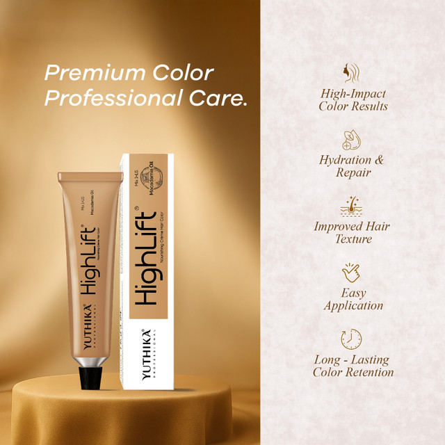 Yuthika Nourishing cream Hair Colour Very Light Golden Brown 12.3 (50g) hover