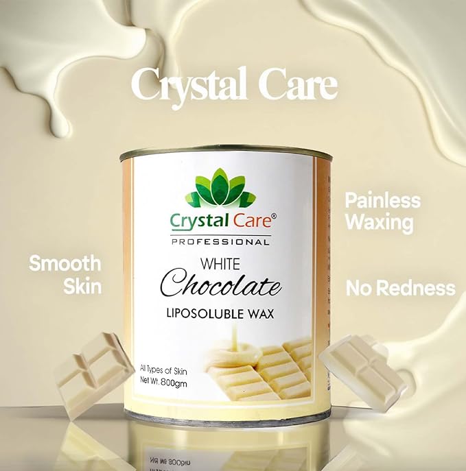 Crystal Care white Chocolate Liposoluble Wax (800g) hover