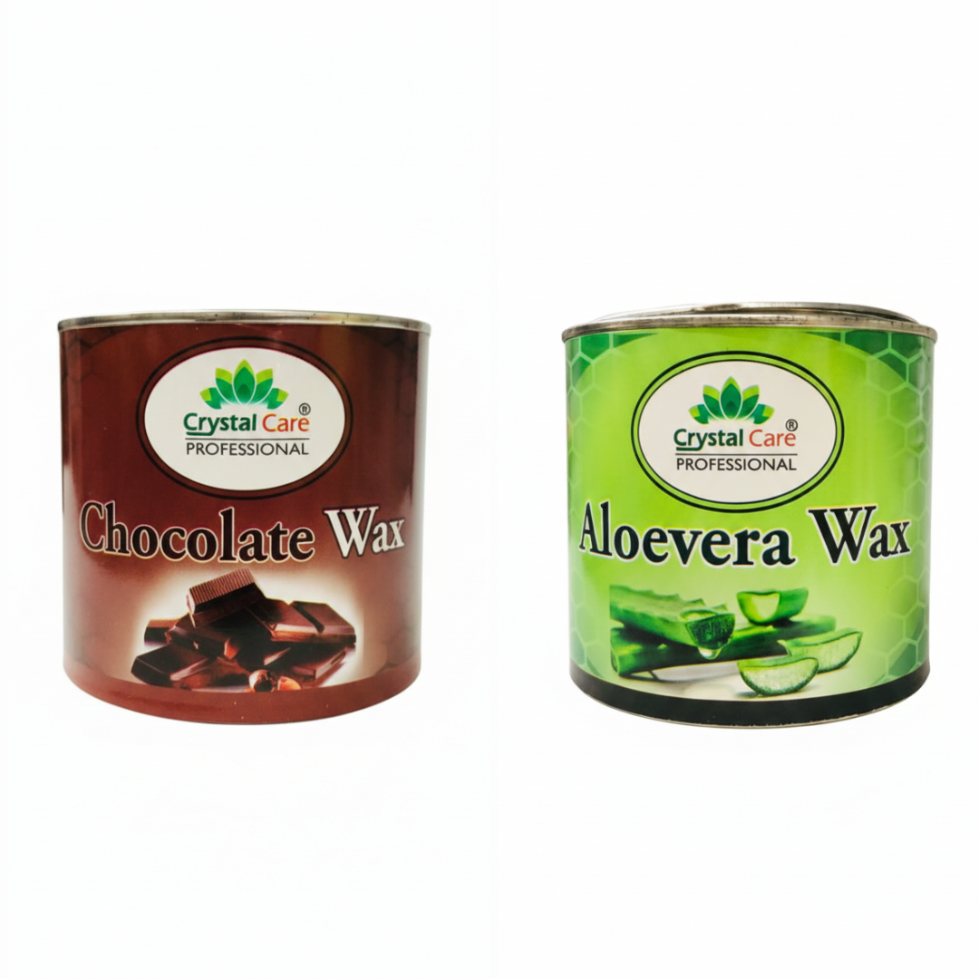 Crystal Care Chocolate Wax & Crystal Care Aloevera Wax (1200ml)