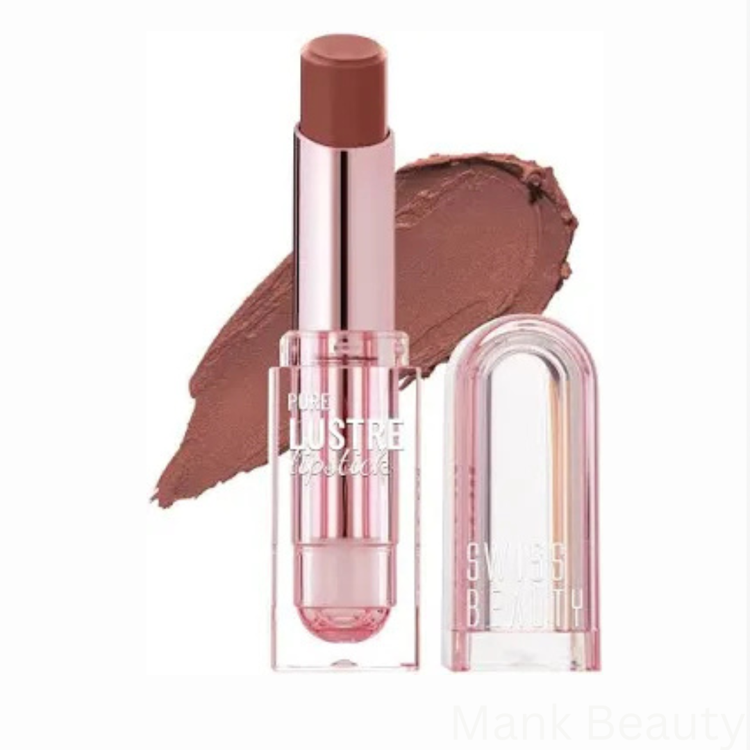 Swiss Beauty Pure Lustre Lipstick Twisted Caramel 07 (3.8g)