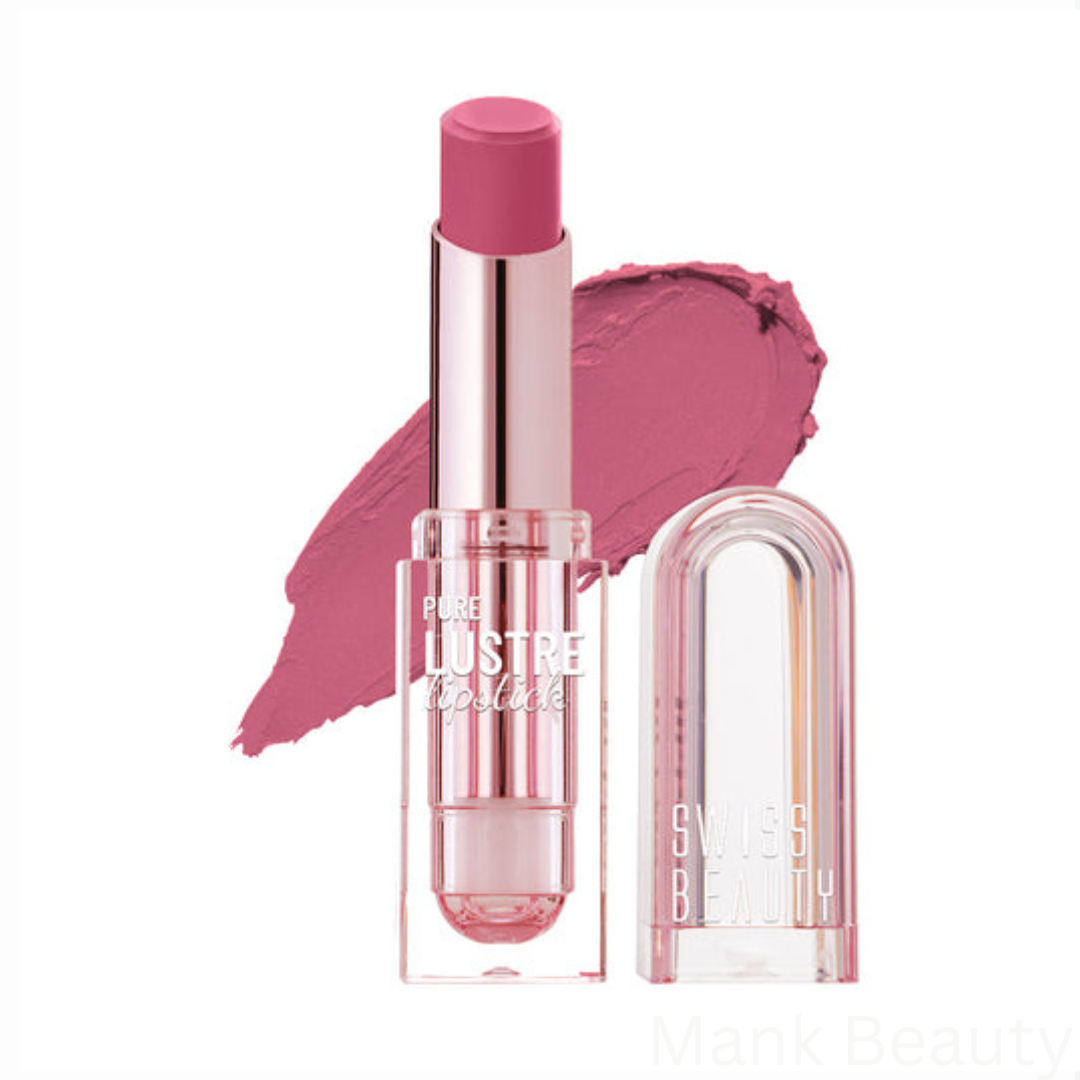 Swiss Beauty Pure Lustre Lipstick Silk Pink 05 (3.8g)