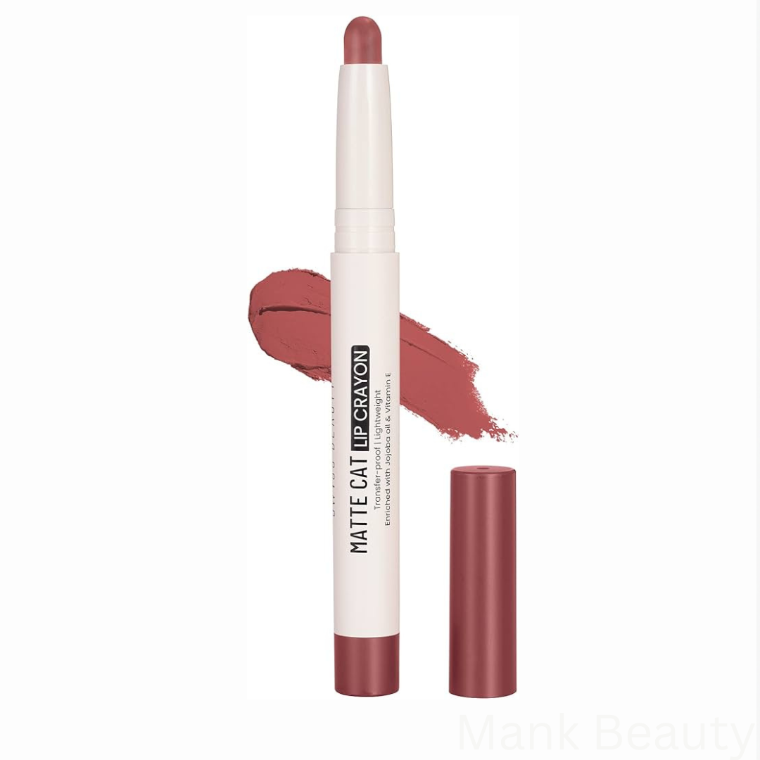 swiss beauty matte cat crayon lipstick spiced coral 08 (1.5g)
