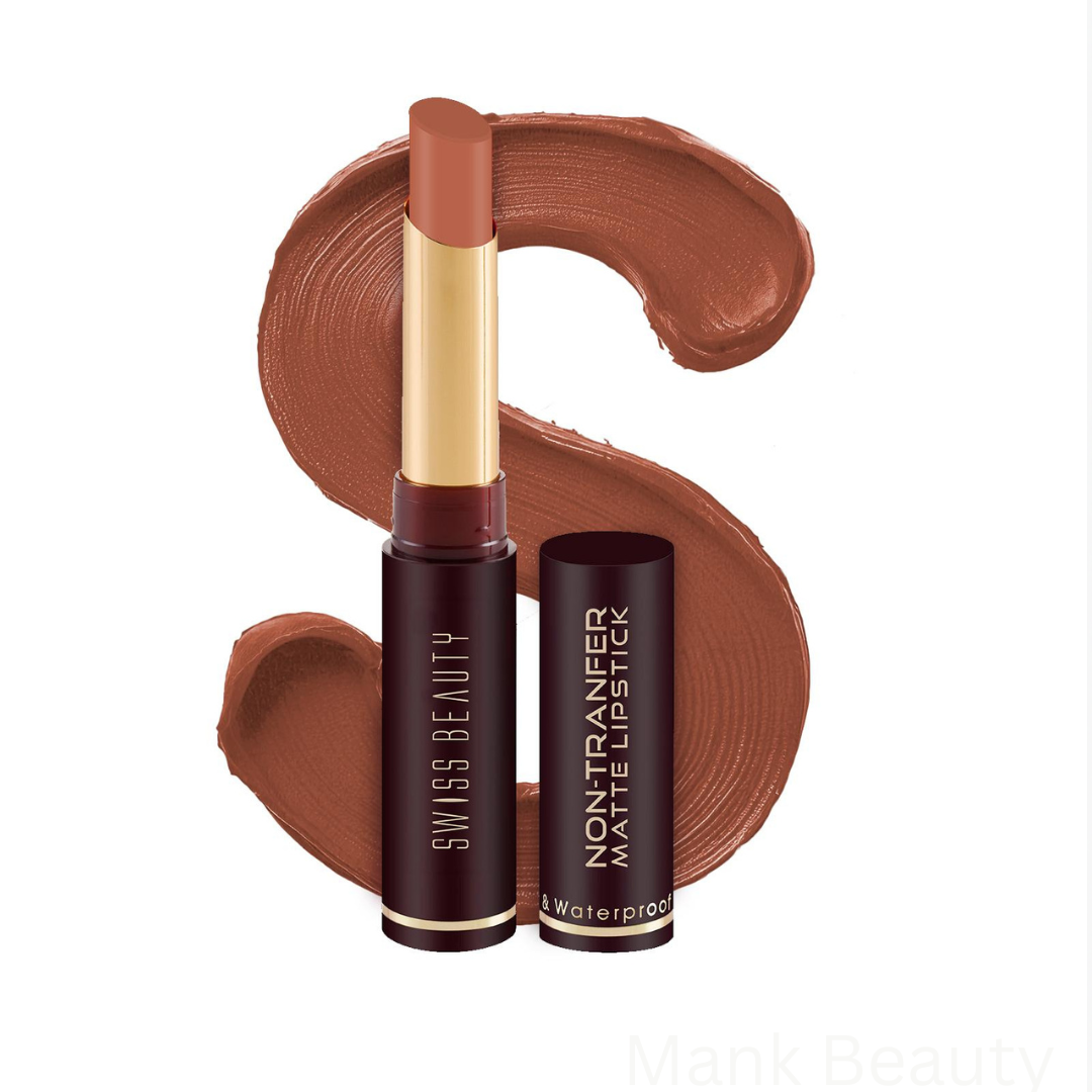 Swiss Beauty Non-Transfer Matte Lipstick- Shade Choco Kiss 25 (2g)